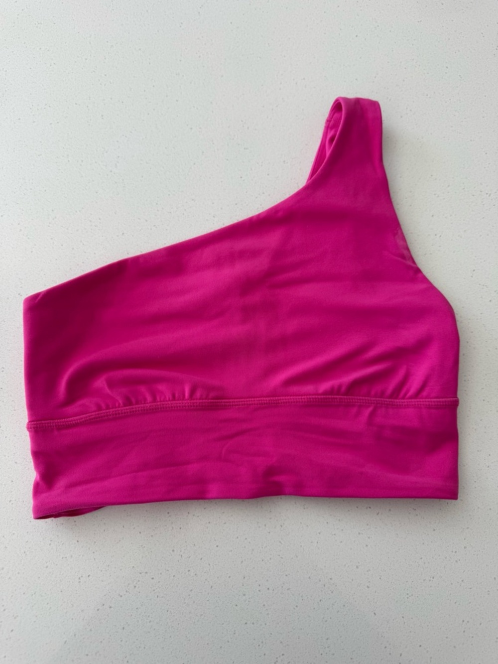Lululemon Align Asymmetrical Bra in Sonic Pink Size 6